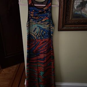 Beautiful Peruvian Connection knit long dress size large